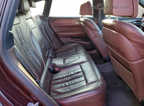 WBAJV6C50KBK08349 2019 BMW 6 SERIES Maroon Սալոնի հետևի տեսք