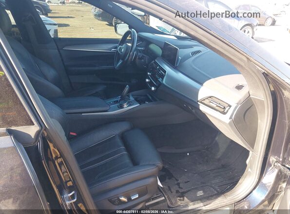 WBAJV6C50KBK08643 2019 BMW 6 SERIES Black წინა სალონის ხედი