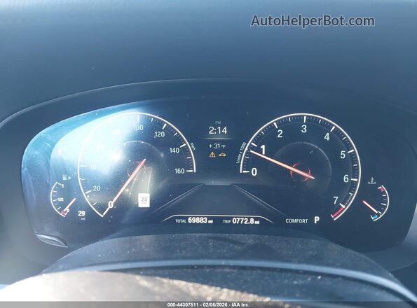 WBAJV6C50KBK08643 2019 BMW 6 SERIES Black უკანა სავარძლების ხედი