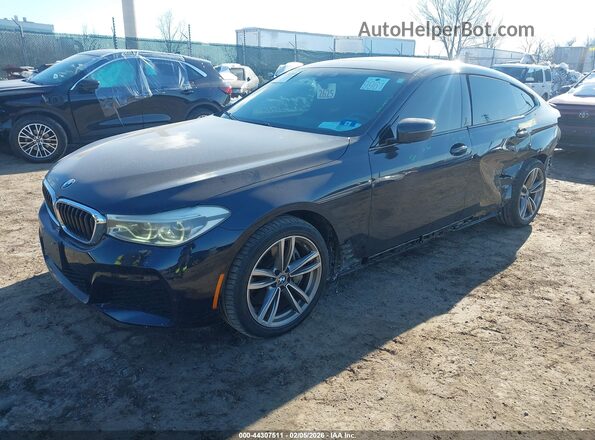 WBAJV6C50KBK08643 2019 BMW 6 SERIES Black წინა მარცხენა ხედი სამი მეოთხედიდან