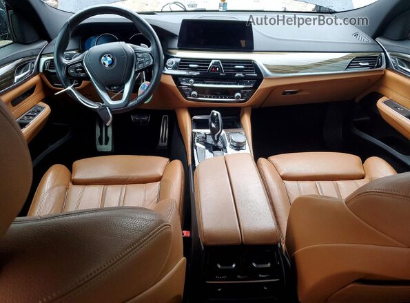 WBAJV6C54JBK06747 2018 BMW 6 SERIES Черный Вид панели приборов