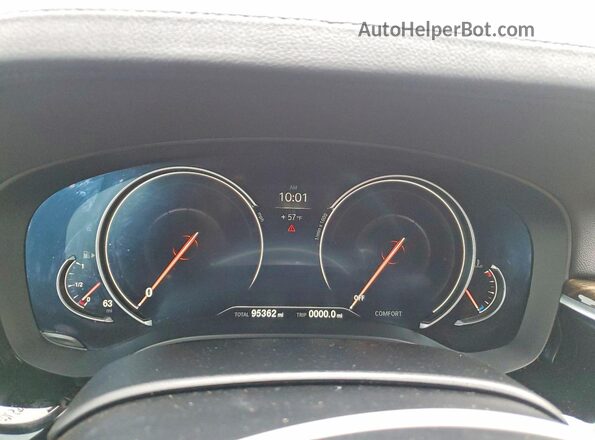 WBAJV6C54JBK06747 2018 BMW 6 SERIES Черный Вид щитка приборов