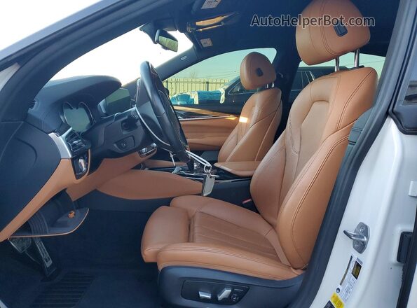 WBAJV6C56JBJ99719 2018 BMW 6 SERIES White Vista interior delantera