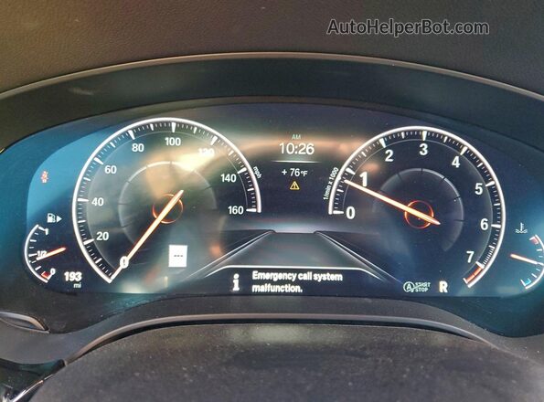WBAJV6C58KBK08387 2019 BMW 6 SERIES White Instrument cluster view