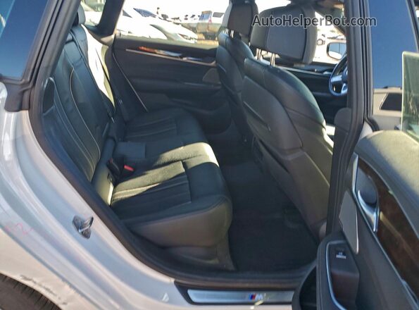 WBAJV6C58KBK08387 2019 BMW 6 SERIES White Rear seats view