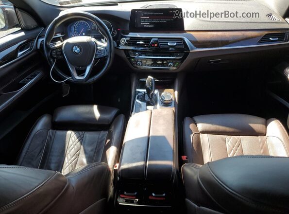 WBAJV6C59JBC99803 2018 BMW 6 SERIES Charcoal Առջևի վահանակի տեսք