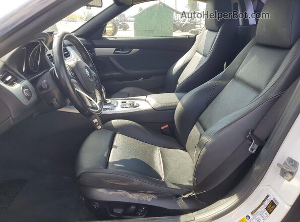 WBALL5C5XG5A20343 2016 BMW Z4 White Widok wnętrza z przodu