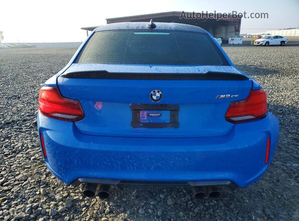 WBS1J3C08L7H04727 2020 BMW M2 Blue უკანა ხედი