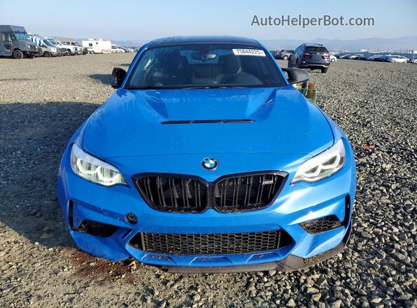 WBS1J3C08L7H04727 2020 BMW M2 Blue წინა ხედი