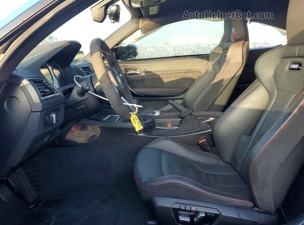WBS1J3C08L7H04727 2020 BMW M2 Blue წინა სალონის ხედი