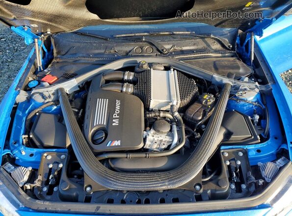 WBS1J3C08L7H04727 2020 BMW M2 Blue უკანა სალონის ხედი