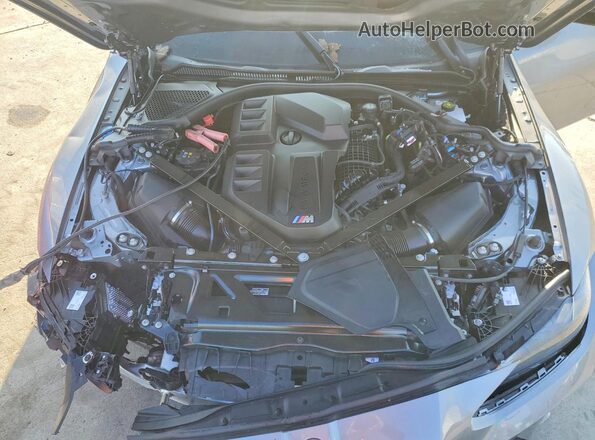 WBS23HK06SCU50919 2025 BMW M4 Gray Widok wnętrza z tyłu