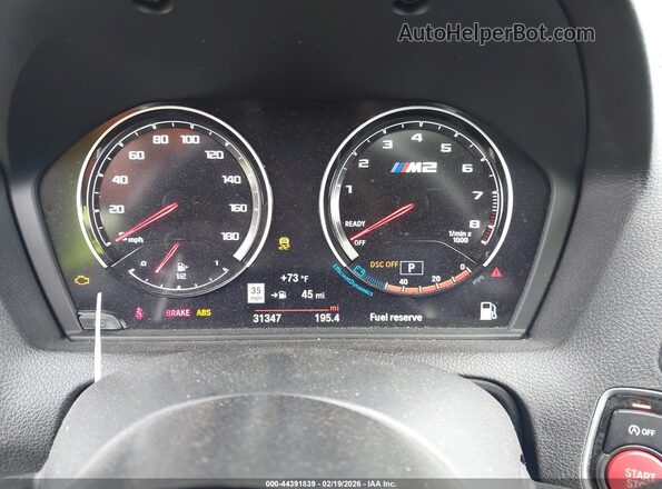 WBS2U7C01L7E56212 2020 BMW M2 Black უკანა სავარძლების ხედი