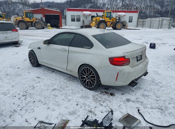 WBS2U7C06L7E14814 2020 BMW M2 White Trasero izquierdo