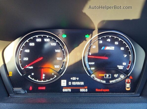 WBS2U7C07L7F25310 2020 BMW M2 Gray 