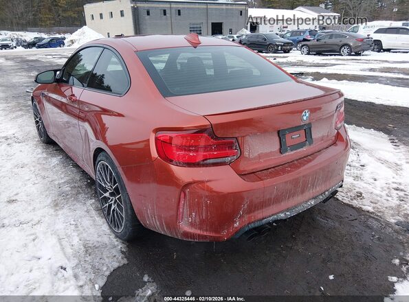 WBS2U7C51K7D42401 2019 BMW M2 Красный Задняя левая четверть