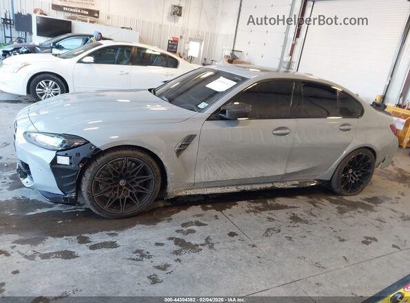 WBS33AY00RFT40606 2024 BMW M3 Серый Вид задней части салона