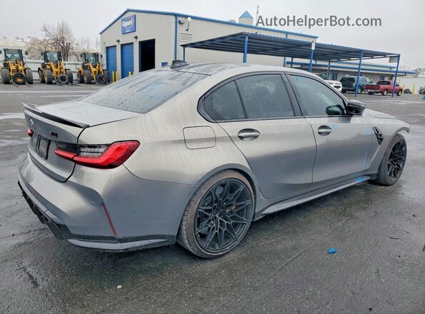 WBS33AY07MFL08065 2021 BMW M3 Gray უკანა მარჯვენა