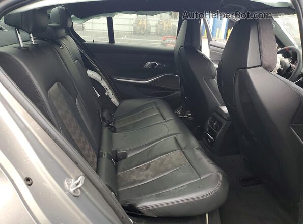 WBS33AY07MFL08065 2021 BMW M3 Gray უკანა სავარძლების ხედი