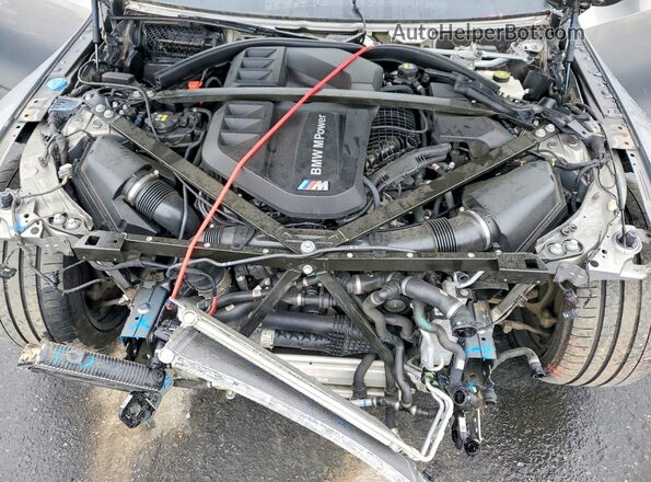 WBS33AY07MFL08065 2021 BMW M3 Gray უკანა სალონის ხედი