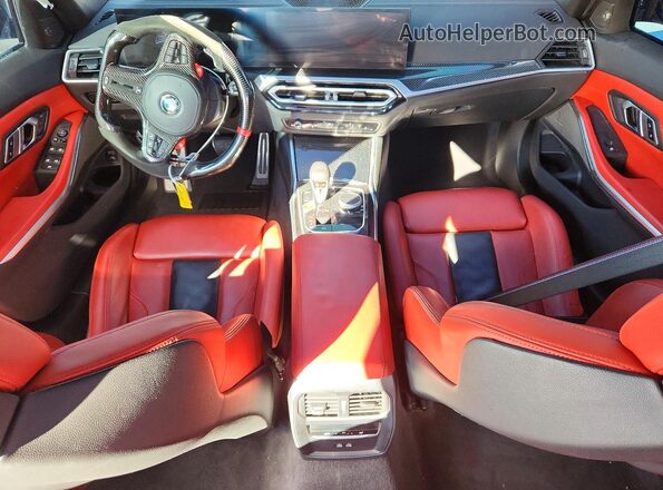 WBS33AY08PFR25155 2023 BMW M3 Gray Vista del salpicadero