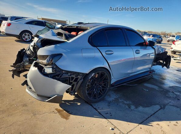 WBS33AY08PFR25155 2023 BMW M3 Gray Trasero derecho
