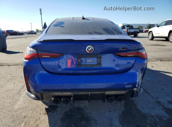 WBS33AZ01PCM12653 2023 BMW M4 Blue Vista trasera