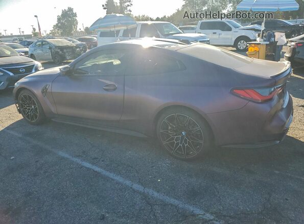 WBS33AZ02RCN79431 2024 BMW M4 Purple Rear left