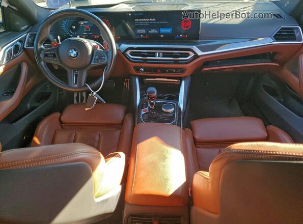 WBS33AZ02RCN79431 2024 BMW M4 Purple Dashboard view