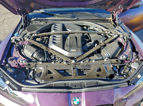 WBS33AZ02RCN79431 2024 BMW M4 Purple Rear interior view