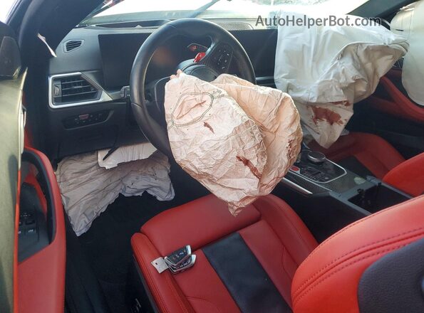 WBS33AZ03RCP33242 2024 BMW M4 White Առջևի վահանակի տեսք