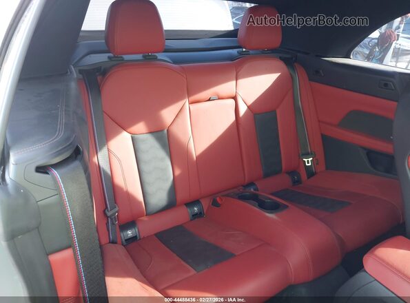WBS33BA00PCL94406 2023 BMW M4 Gray VIN კოდის სტიკერის ხედი