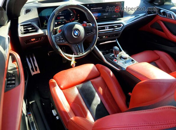 WBS33BA02RCP24436 2024 BMW M4 White Вид панелі приладів