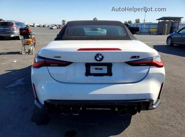 WBS33BA02RCP24436 2024 BMW M4 White Вид ззаду