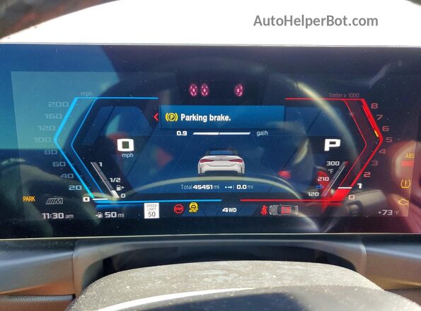 WBS33BA02RCP24436 2024 BMW M4 White Вид щитка приладів