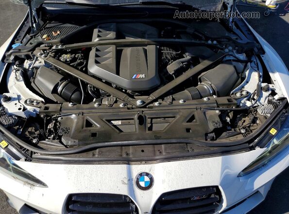 WBS33BA02RCP24436 2024 BMW M4 White Вид задньої частини салону
