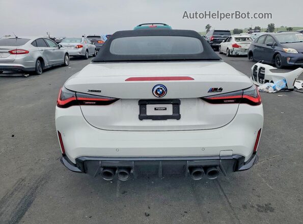 WBS33BA04PCL22253 2023 BMW M4 Белый Вид сзади