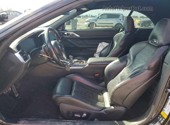 WBS33BA07NCJ58509 2022 BMW M4 Black წინა სალონის ხედი
