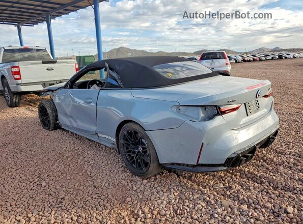 WBS33BA08PCM81406 2023 BMW M4 Gray Trasero izquierdo