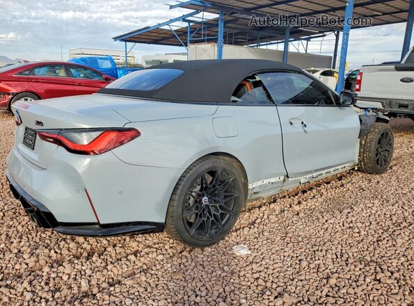 WBS33BA08PCM81406 2023 BMW M4 Gray Trasero derecho