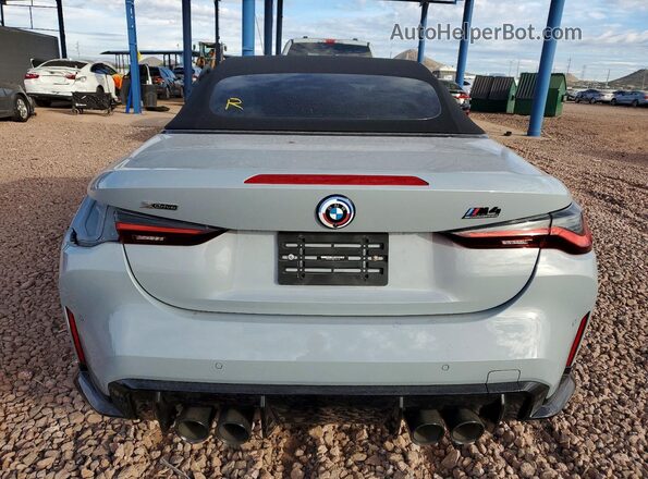 WBS33BA08PCM81406 2023 BMW M4 Gray Vista trasera
