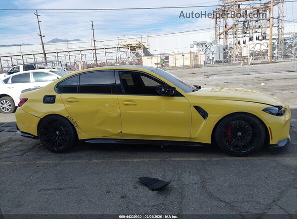 WBS33HJ00SFU26684 2025 BMW M3 Yellow 360 interior view