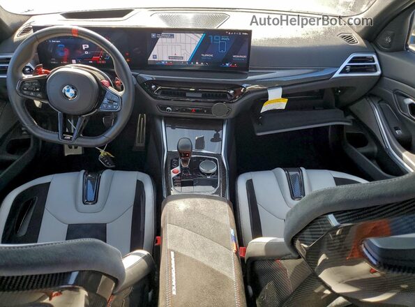 WBS33HJ07SFU28948 2025 BMW M3 Blue წინა პანელის ხედი