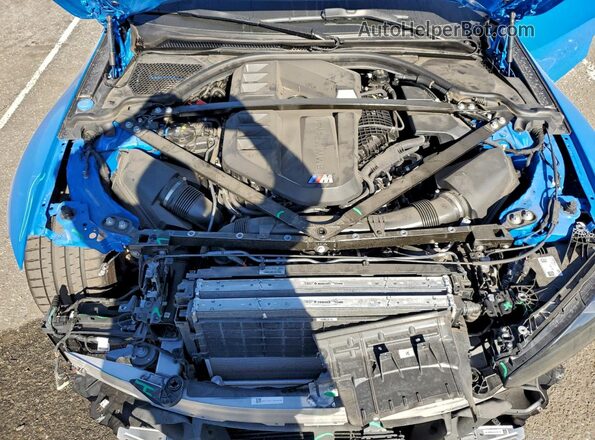 WBS33HJ07SFU28948 2025 BMW M3 Blue უკანა სალონის ხედი