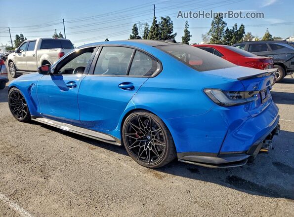 WBS33HJ07SFU28948 2025 BMW M3 Blue უკანა მარცხენა