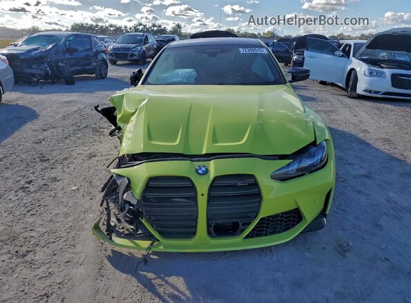 WBS33HK01SCS44332 2025 BMW M4 Green Front view