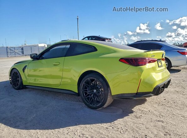 WBS33HK01SCS44332 2025 BMW M4 Green Rear left