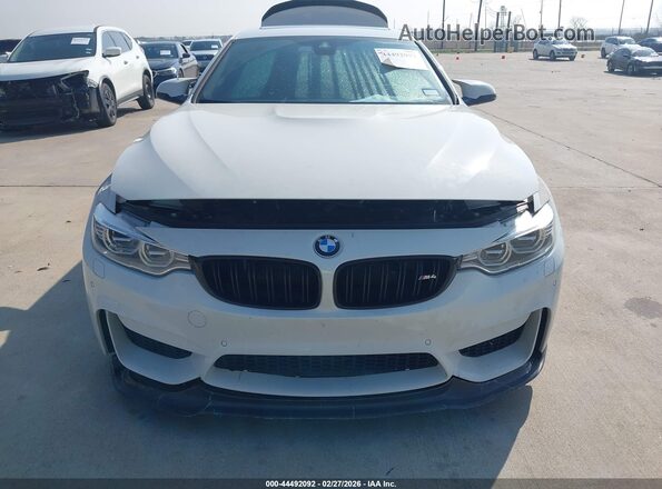 WBS3R9C31HA014324 2017 BMW M4 White Widok z przodu