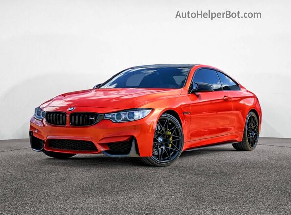 WBS3R9C51GK708487 2016 BMW M4 Orange Trasero derecho