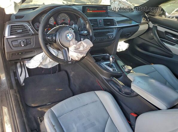 WBS3R9C55GK338323 2016 BMW M4 Gray Widok deski rozdzielczej